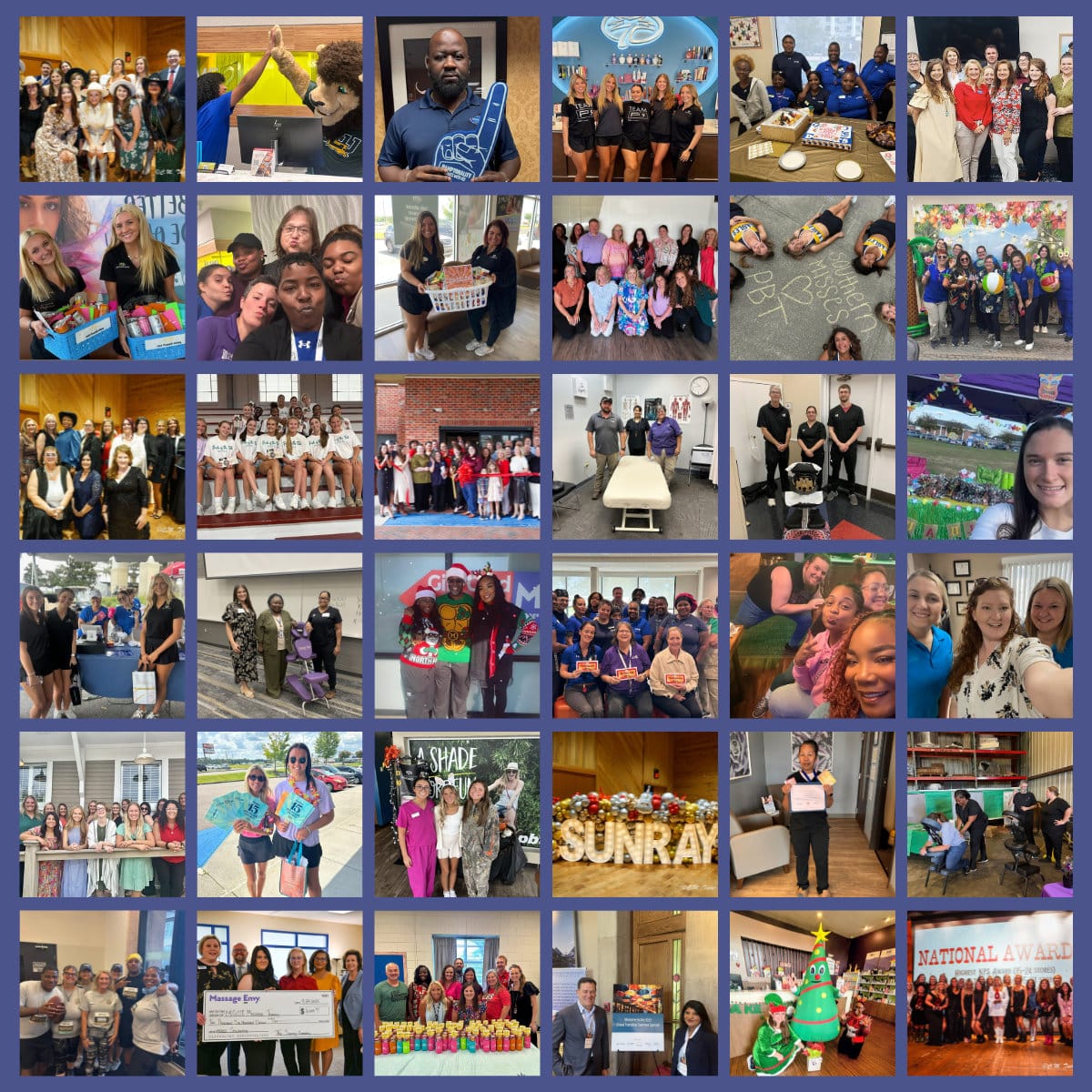 Image collage of Sunray team members