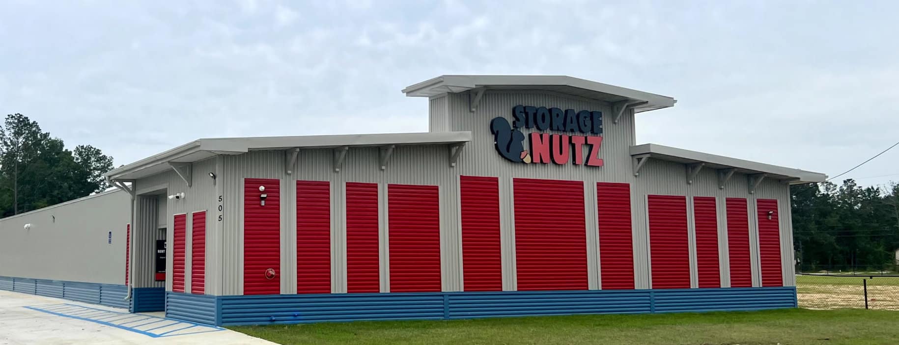 Front of Storage Nutz building